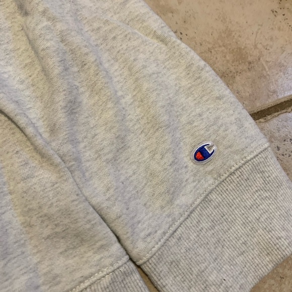 💙 Champion Crewneck Sweatshirt Gray Men’s Size XXL - Picture 5 of 8